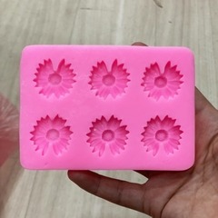 Khuôn silicon hoa Cúc Họa Mi nhí (vỉ nhiều bông) làm bánh rau câu 3D 4D nhấn xôi, fondant, socola, nến hanmade