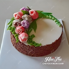 Khuôn silicon hoa Tulip Thái 6cm làm bánh rau câu 3D 4D nhấn xôi, fondant, socola, nến hanmade
