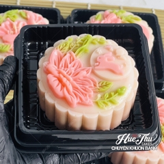 Combo 4 khuôn silicon Hoa Cúc Hoa Sen Trung Thu 1234 A117 làm bánh rau câu 3D 4D nhấn xôi, fondant, socola, nến hanmade