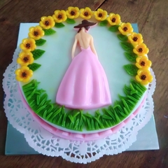 Khuôn silicon Cô Gái dùng làm bánh rau câu 3D 4D nhấn xôi, fondant, socola, nến hanmade ngày phụ nữ