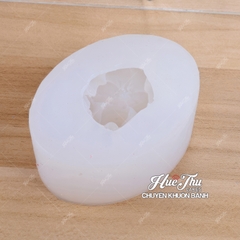 Khuôn silicon chùm Hoa Đào làm bánh rau câu 3D 4D nhấn xôi, fondant, socola, nến hanmade