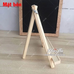 Chân Đế Gỗ cho bảng vải nỉ khung gỗ gắn chữ