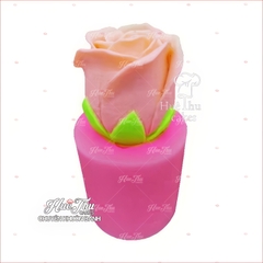 Khuôn silicon Hoa Hồng Pháp làm bánh rau câu 3D 4D nhấn xôi, fondant, socola, nến hanmade