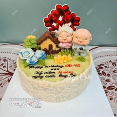 Búp bê Ông Bà (nhiều mẫu) dùng trang trí bánh sinh nhật, bánh rau câu
