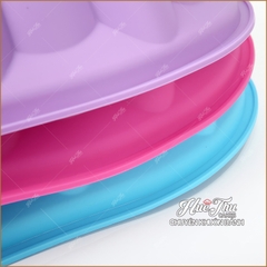 Khuôn silicon hình Trái Tim 22/26.5cm làm bánh rau câu 3D 4D nhấn xôi, fondant, socola, nến hanmade