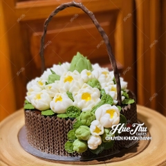Bộ khuôn silicon Hoa Sen Thái (11 chi tiết) làm bánh rau câu 3D 4D nhấn xôi, fondant, socola, nến hanmade