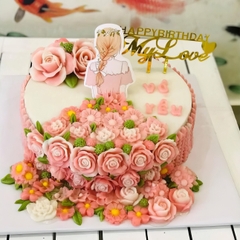 Khuôn silicon hoa Hồng Cánh Tim 5cm làm bánh rau câu 3D 4D nhấn xôi, fondant, socola, nến hanmade