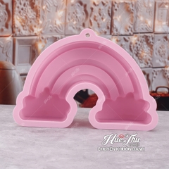 Khuôn silicon Cầu Vồng Lớn 22cm làm bánh rau câu 3D 4D nhấn xôi, chè trôi nước, socola, nến hanmade
