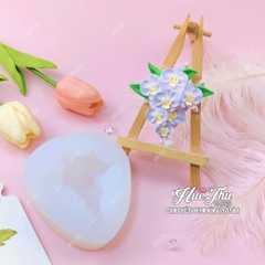 Khuôn silicon Chùm Hoa Lan 7cm làm bánh rau câu 3D 4D nhấn xôi, chè trôi nước, socola, nến hanmade