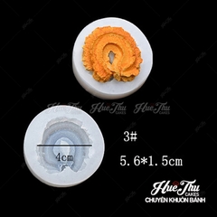 Khuôn silicon hình Bánh Quy làm bánh rau câu 3D 4D nhấn xôi, fondant, socola, nến hanmade