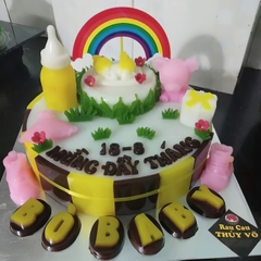 Khuôn silicon Bình Sữa làm bánh rau câu 3D 4D nhấn xôi, fondant, socola, nến hanmade