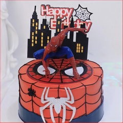 Siêu Nhân Nhện 9cm PK1 phụ kiện trang trí bánh sinh nhật, bánh rau câu, bánh kem