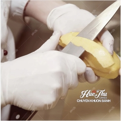 Găng Tay Y Tế Vglove Latex Không Bột Màu Trắng Hộp 100 Cái - Găng tay dùng trong thực phẩm, thẩm mỹ, công nghiệp