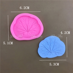 Khuôn silicon lá Sen 5/6/7/9cm làm bánh rau câu 3D 4D nhấn xôi, fondant, socola, nến hanmade