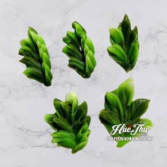 Khuôn silicon Vỉ 4/5/6 Lá làm bánh rau câu 3D 4D nhấn xôi, fondant, socola, nến hanmade
