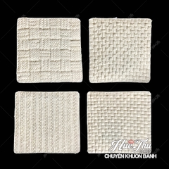 Khuôn silicon ép đậu Mặt Len Đan 10*10cm (4 mặt) nhấn xôi hoa, fondant, chè trôi nước
