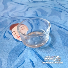 Ly tealight thuỷ tinh 4.5cm tạo kiểu - Ly làm nến thơm, nến hanmade