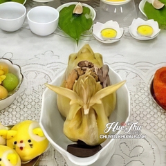 Bát Dĩa Thuyền Đựng Gà Cúng đựng hoa quả bàn thờ gia tiên, bày mâm cúng ngay ngắn