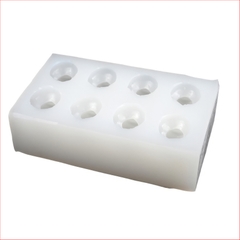 Khuôn silicon Con Vịt A34 (vỉ 8 hình) làm bánh rau câu 3D 4D nhấn xôi, fondant, socola, nến hanmade