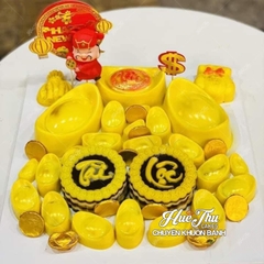 Khuôn Thỏi Vàng Đại Trơn 13cm làm bánh rau câu 3D 4D nhấn xôi, fondant, socola, nến hanmade