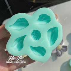 Khuôn silicon Hoa Bay Tulip A9 A21 A22 (nhiều khuôn) làm bánh rau câu 3D 4D nhấn xôi, chè trôi nước, socola, nến hanmade
