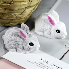 Khuôn silicon Con Thỏ A65 4.2cm làm bánh rau câu 3D 4D nhấn xôi, fondant, socola, nến hanmade