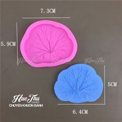 Khuôn silicon lá Sen 5/6/7/9cm làm bánh rau câu 3D 4D nhấn xôi, fondant, socola, nến hanmade