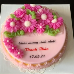 Khuôn silicon hoa Cúc Họa Mi gãy cánh 6.5cm làm bánh rau câu 3D 4D nhấn xôi, fondant, socola, nến hanmade