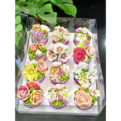 Ly giấy Cupcake 6cm/7cm (50 ly) họa tiết bất kỳ không thấm nước