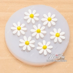 Khuôn silicon Cúc dại B69 làm bánh rau câu 3D 4D nhấn xôi, fondant, socola, nến hanmade
