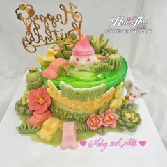 Khuôn silicon Gà Con 6cm làm bánh rau câu 3D 4D nhấn xôi, fondant, socola, nến hanmade