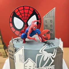 Siêu Nhân Nhện 9cm PK1 phụ kiện trang trí bánh sinh nhật, bánh rau câu, bánh kem