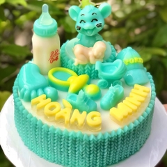 Khuôn silicon hình Bình bú, Xe nôi, Bàn chân...em bé làm bánh rau câu 3D 4D nhấn xôi, fondant, socola, nến hanmade