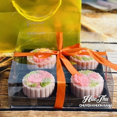 Combo 4 khuôn silicon Hoa Cúc Hoa Sen Trung Thu 1234 A117 làm bánh rau câu 3D 4D nhấn xôi, fondant, socola, nến hanmade