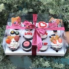 Hộp đựng bánh Cupcake 4/6/12 bánh trong suốt sang trọng