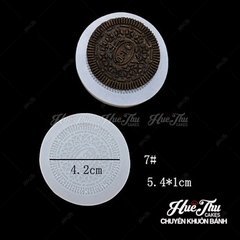 Khuôn silicon hình Bánh Quy làm bánh rau câu 3D 4D nhấn xôi, fondant, socola, nến hanmade