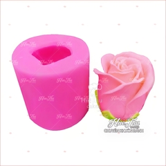 Khuôn silicon Hoa Hồng Pháp làm bánh rau câu 3D 4D nhấn xôi, fondant, socola, nến hanmade