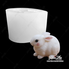 Khuôn silicon Con Thỏ 6cm làm bánh rau câu 3D 4D nhấn xôi, fondant, socola, nến hanmade