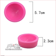 Khuôn silicon Quả Bóng 5cm làm bánh rau câu 3D 4D nhấn xôi, fondant, socola, nến hanmade
