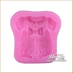 Khuôn silicon Bộ Đồ Baby làm bánh rau câu 3D 4D nhấn xôi, fondant, socola, nến hanmade