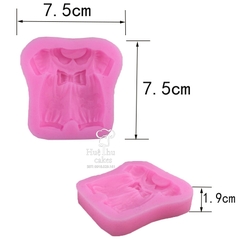 Khuôn silicon Bộ Đồ Baby làm bánh rau câu 3D 4D nhấn xôi, fondant, socola, nến hanmade