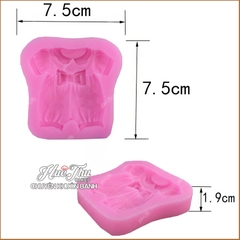Khuôn silicon Bộ Đồ Baby làm bánh rau câu 3D 4D nhấn xôi, fondant, socola, nến hanmade