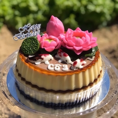 Hộp đựng bánh tròn nhựa trong 26cm (10 hộp) cho bánh rau câu, bánh kem, bánh bông lan
