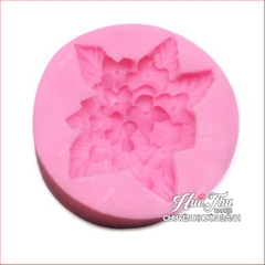 Khuôn silicon Cẩm Tú Cầu 5cm làm bánh rau câu 3D 4D nhấn xôi, fondant, socola, nến hanmade