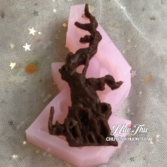 Khuôn silicon Thân Cây làm bánh rau câu 3D 4D nhấn xôi, fondant, socola, nến hanmade