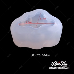 Khuôn silicon Đám Mây làm bánh rau câu 3D 4D nhấn xôi, fondant, socola, nến hanmade