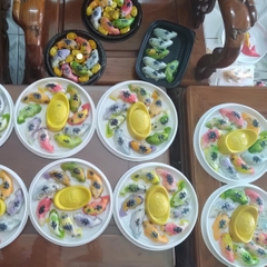 Khuôn nhựa Cá Chép (vỉ 6 con) làm bánh rau câu, chè trôi nước