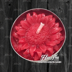 Nến bơ Organic - Nến hoa nổi tealight (hộp 12 viên) decor bàn tiệc, mâm cúng