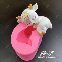 Khuôn silicon Hươu Sao Cute 8cm làm bánh rau câu 3D 4D nhấn xôi, fondant, socola, nến hanmade