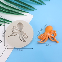 Khuôn silicon Hải Sản A98 (nhiều mẫu) làm bánh rau câu 3D 4D nhấn xôi, fondant, socola, nến hanmade